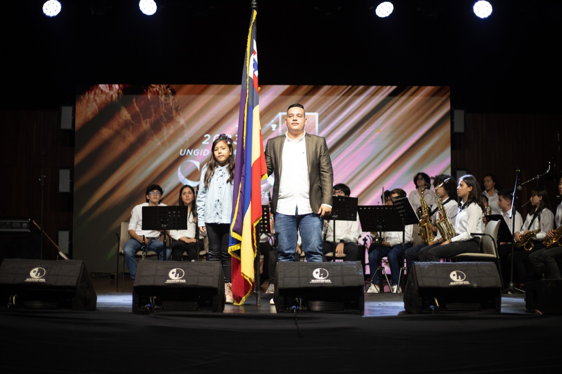 La bandera en un evento de la ICC